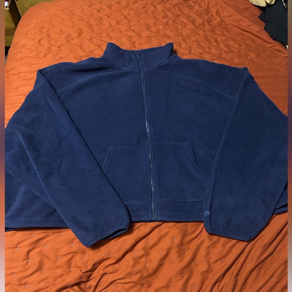 NWOT! Plus Size Fabletics Cropped Zip Fleece 3X